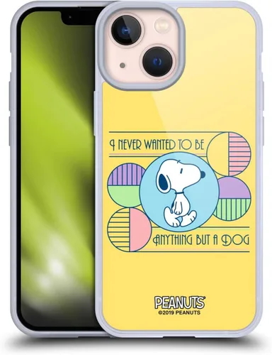 Vista 141 de Head Case Designs Snoopy Deco Dreams - Funda de gel suave con licencia oficial de Peanuts Blue Pattern compatible con Apple iPhone 7 Plus/iPhone 8