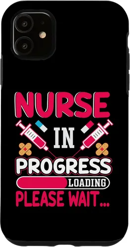 Vista 8 de Nurse is Loading Please Wait Case for iPhone 17