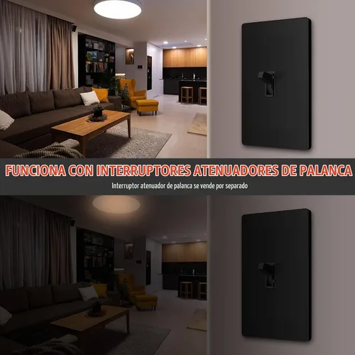 Vista 6 de ENERLITES - Placa de pared con interruptor de palanca sin tornillos, cubierta de interruptor de luz segura para niños, tamaño estándar de 1 gancho