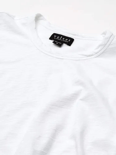 Vista 2 de Velvet by Graham & Spencer Amaro - Camiseta corta con dobladillo redondeado para hombre