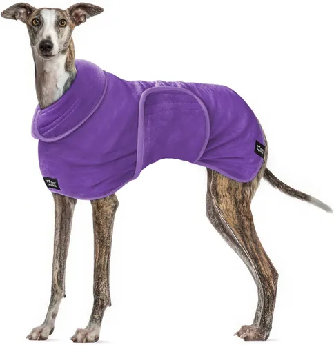 Vista 37 de Tuff Pupper Bata de baño para perro de secado rápido, toalla de felpa de 800 GSM, bata de baño súper absorbente para mascotas y cachorros, capucha