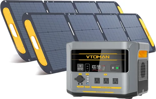 Vista 9 de VTOMAN FlashSpeed 300 Estación de energía portátil, batería LiFePO4 de 300 W 230 Wh con 3000 ciclos de vida, carga rápida PD USB-C de 100 W, 6