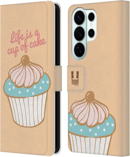 Vista 131 de Head Case Designs Assortment Cupcakes Happiness Leather Wallet Case Compatible with Samsung Galaxy A07 4G Surtido