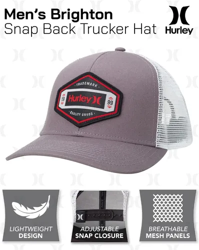 Vista 2 de Hurley Gorra para hombre - Brighton Snap Back Trucker Hat