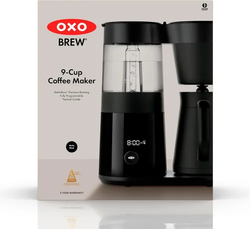 Vista 7 de OXO Brew - Cafetera de 9 tazas, color negro mate