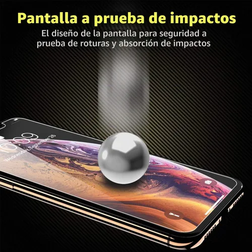 Vista 5 de UnBREAKcable - Protector de pantalla para iPhone 11 Pro/X/XS, vidrio templado (3 unidades) Vidrio templado de alta calidad 9H, fácil instalación