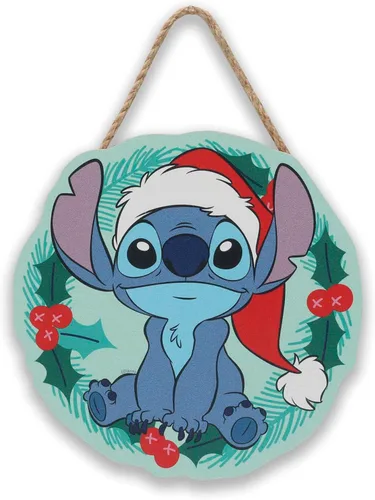 Vista 15 de Disney - Cartel colgante de madera con texto en inglés «The Nightmare Negro/Blanco