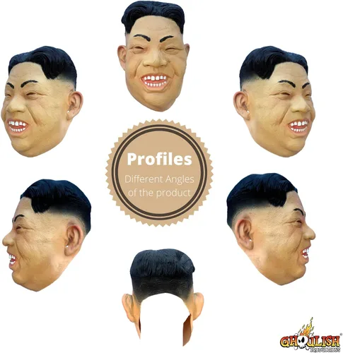 Vista 5 de Mascarilla Ghoulish Masks Kim Jong-Un Adulto