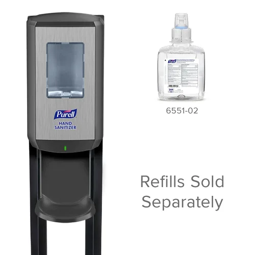 Vista 4 de PURELL CS6 7416-DS - Soporte de suelo con dispensador automático, grafito (paquete de 1)