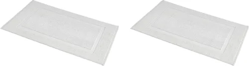 Vista 10 de Amazon Basics Alfombra de baño con bandas, 31 pulgadas de largo x 20 pulgadas de ancho, color negro