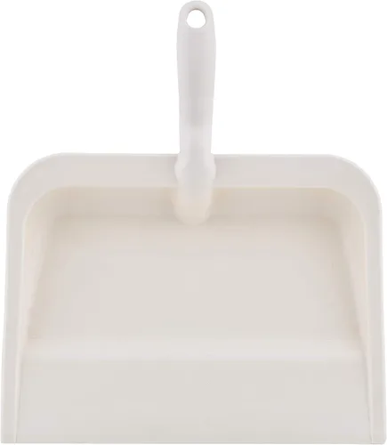Vista 5 de Superio Recogedor de plástico resistente con mango de agarre cómodo, color beige, duradero, ligero, multisuperficie, fácil de barrer, 10 pulgadas