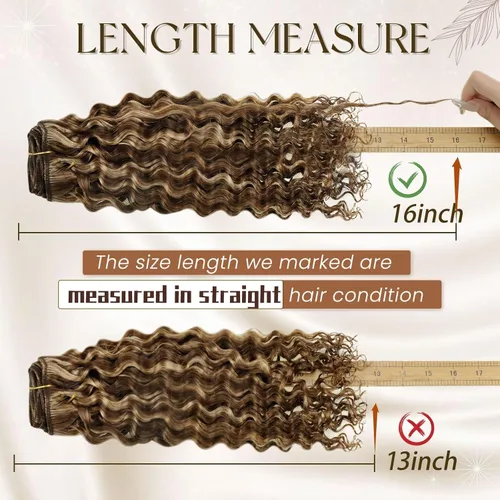 Vista 103 de Hetto . Extensiones de cabello humano rizado con clip, color #1 negro azabache, extensiones de cabello humano ondulado natural para cabeza completa