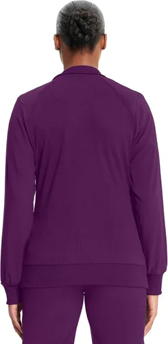 Vista 79 de Infinity by Cherokee 2391A - Chaquetas médicas con cremallera frontal para mujer, tela elástica en 4 direcciones