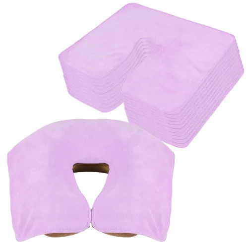 Vista 9 de SINLAND Fundas de microfibra para cuna facial, tamaño grande, suave y reutilizable, antiadherente, para reposacabezas de masaje, adecuada