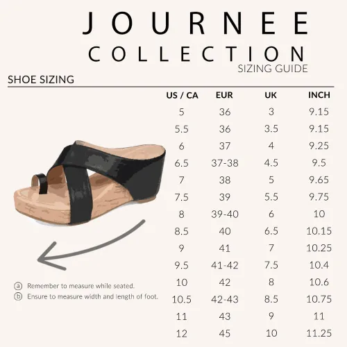 Vista 6 de Journee Collection Rayna - Sandalias de cuña para mujer