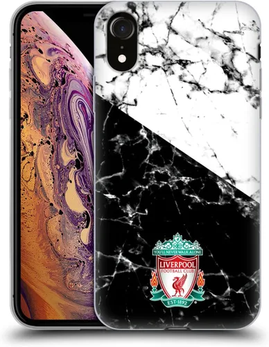 Vista 60 de Oficial LIVERPOOL Football Club 2017/18 Mármol Soft Gel Case para iPhone de Apple 7 Plus/8 PLUS Escudo negro.