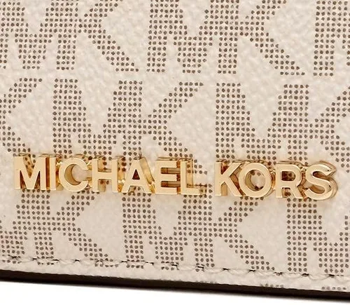 Vista 5 de Michael Kors Jet Set - Estuche para tarjetas con cremallera superior cartera para monedas color marrón Marrón Jet Set Travel