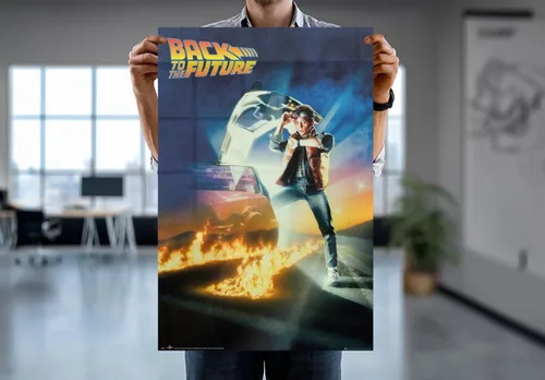 Vista 7 de Regreso al futuro - Póster de película (estilo regular) (Tamaño: 24 "x 36") (póster laminado)