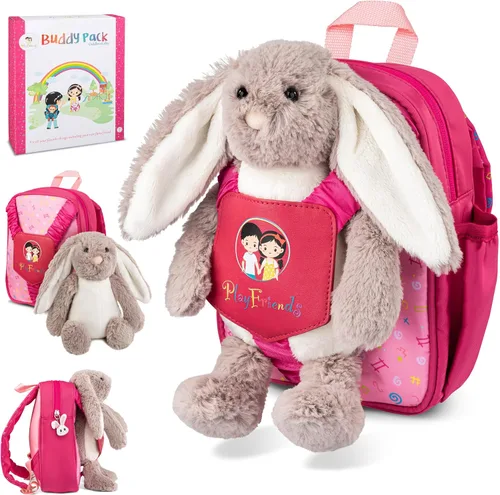 Vista 2 de Mochila preescolar de animales PLAYFRIENDS