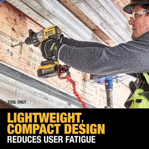 Vista 6 de DEWALT Taladro de martillo inalámbrico MAX XR de 20 V, sin escobillas, resistente de 1/2 pulgada, 3 velocidades, solo herramienta (DCD996B)
