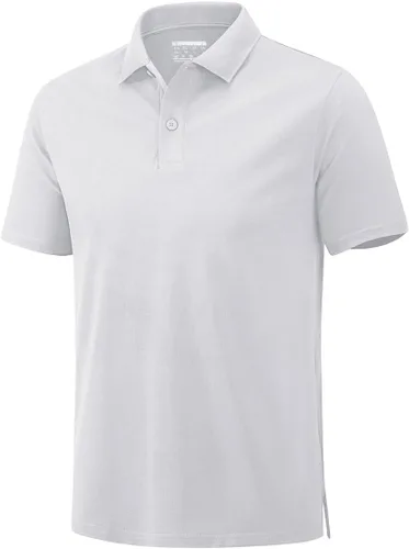 Vista 3 de MAGCOMSEN Polo de manga corta para hombre, polo de golf, de algodón, piqué, de tenis, camisa ligera e informal
