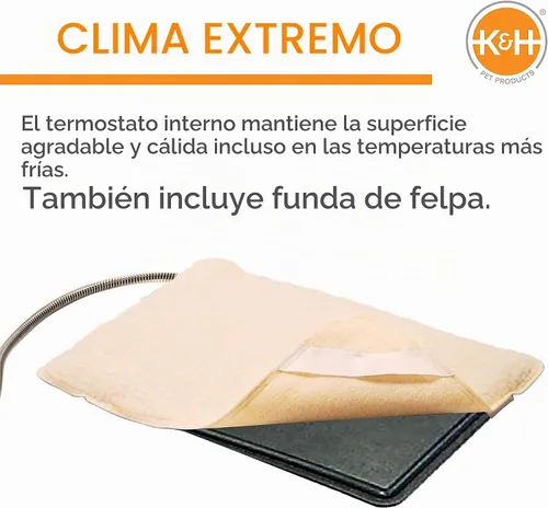 Vista 5 de K&H Pet Products - Cojín climatizado para gatitos de clima extremo