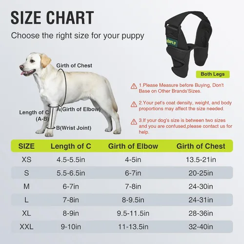 Vista 5 de Codera para perro para codo canino y hombro, displasia, osteoartritis, callos de codo, úlceras por presión, coderas de perro para una mejor