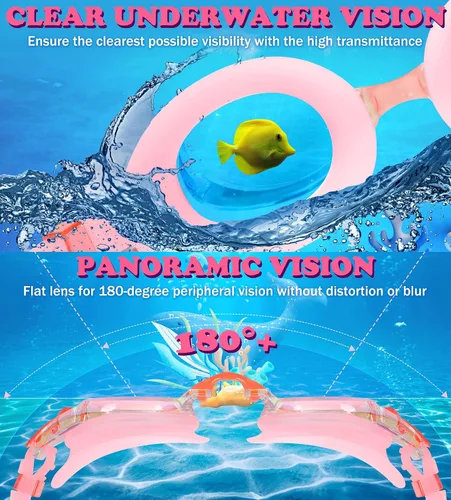 Vista 9 de Aegend - Paquete de 2 gafas para niños, gafas de natación para niños de 4 a 16 años, niños y niñas jóvenes, gafas de piscina antivaho, impermeables