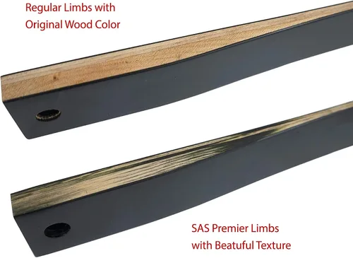 Vista 7 de SAS Premier - Arco de madera recurva Takedown de 62 pulgadas