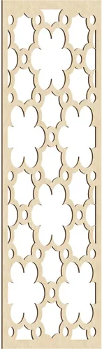 Vista 34 de 9 3/8"W x 24 3/8"H x 1/4"T Southgate Decorativos Paneles De Pared De Madera Calado, Abedul