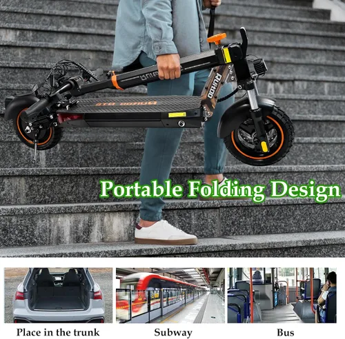 Vista 7 de Scooter eléctrico para adultos, 5600 W/1500 W/1200 W/800 W, scooter eléctrico rápido, 46/40/35 MPH velocidad máxima, batería de 27 Ah/20.8 Ah/15.6