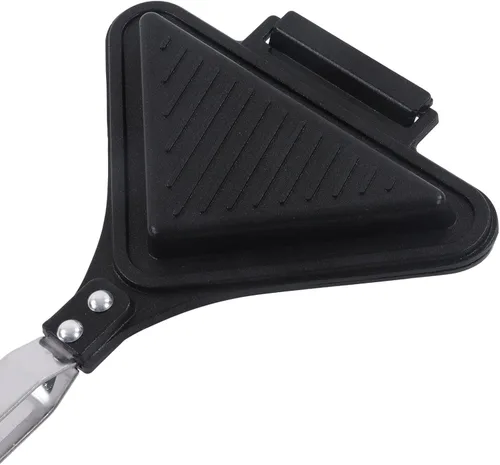Vista 6 de Sartén doble de aleación de aluminio antiadherente de doble cara para hacer sándwiches para panqueques para sándwiches, panqueques para el hogar