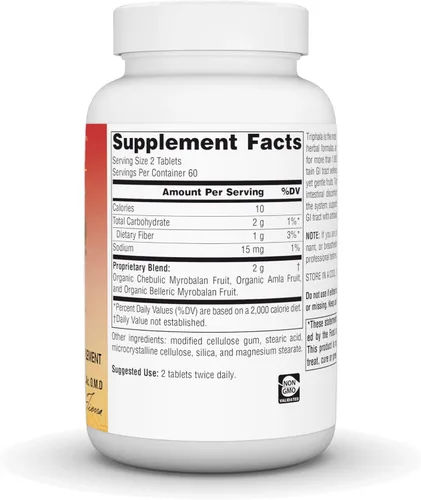 Vista 3 de Planetary Herbals Triphala Gold 1000mg Extra Strength Ayurvedic - 120 Tabletas Vegan Cleanser for GI Tract Wellness