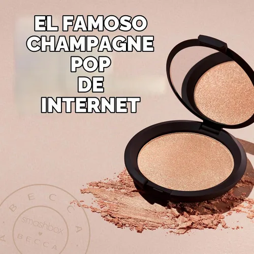 Vista 8 de Smashbox X BECCA Shimmering Skin Perfector Pressed Highlighter Creamy Formula that Melts into Skin for a Natural, Radiant, Glow-Boosting Highlight