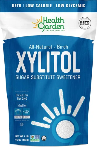 Vista 14 de Health Garden Birch Xylitol Sweetener - Xylitol Sugar Substitute - 2.5 lb