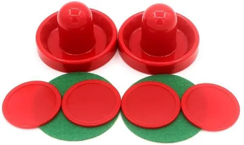 Vista 4 de 8 piezas Air Air Hockey Paddle Puck Puck Reemplazo Mini Slider Pusher Multi Mesa de Juego Accesorios de Repuesto