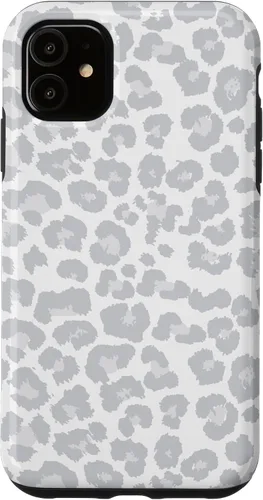 Vista 8 de Blanco Gris Guepardo Estampado De Leopardo Animal Skin Lindo Moda Caso Para iPhone 17