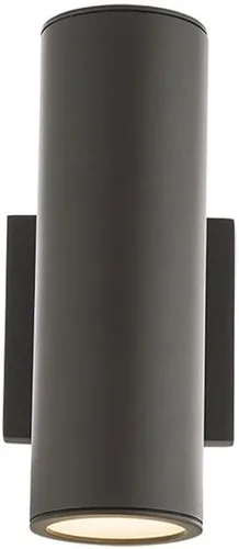 Vista 6 de WAC Lighting, Cilindro LED doble arriba y abajo de la luz de pared interior o exterior 3000K en blanco
