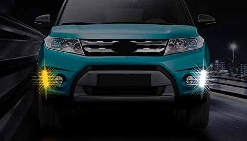 Vista 2 de HIGH FLYING Luz antiniebla delantera LED DRL luces diurnas para Suzuki Vitara Escudo 2015-2018
