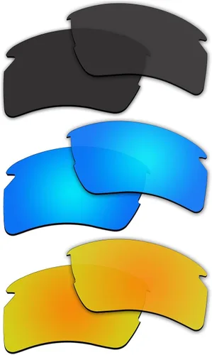 Vista 2 de 3par de lentes polarizadas para Oakley Flak 20XLGafas de sol de repuesto Pack P18