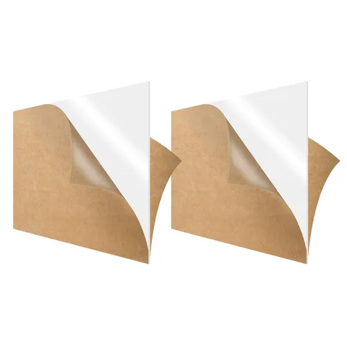 Vista 10 de Hoja de acrílico 0.118 pulgadas, Grupo Square Panel, Plastic Plexi Glass Board with Protective Paper for Signs, DIY Display Projects, Craft