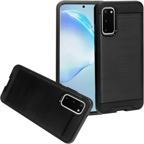 Vista 15 de Para Samsung Galaxy S20 6.2" (SM-G980) - Funda para teléfono con imagen a prueba de golpes - AD1 mármol negro