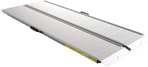 Vista 11 de EZ-ACCESS TRAVERSE Rampa plegable de aluminio de una sola pieza, rampas de carga portátiles para sillas de ruedas, motocicletas, tractores de césped