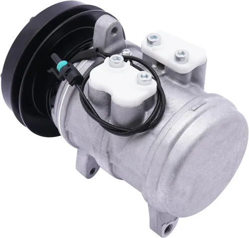 Vista 3 de Compresor de CA TBVECHI A/C Compresor apto para John Deere Tractor Loader NEW 6E171 Compresor de aire acondicionado RE10972, RE12513, RE12514