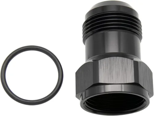 Vista 11 de Aluminio 3AN hembra a 3AN macho extensor de montaje, conector adaptador de extensiones AN3 con anillo tórico, negro