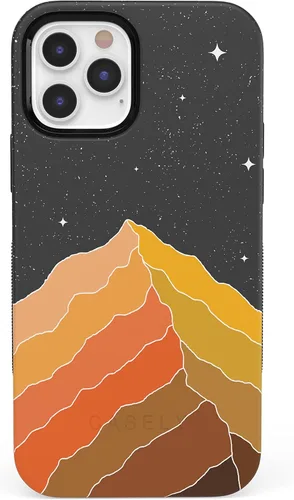 Vista 23 de Casely Funda para iPhone 12 Pro Max Always Vibing Retro Diseño protector audaz Diseño compatible con MagSafe
