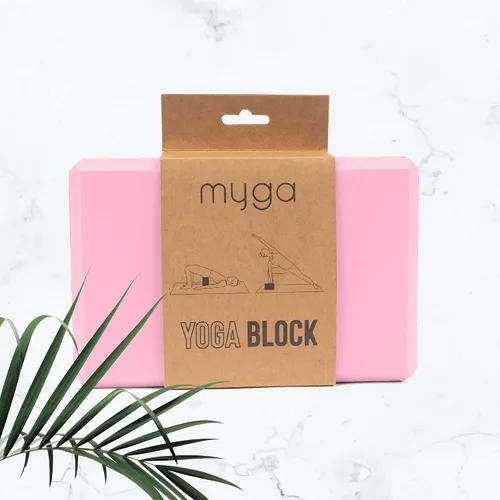 Vista 4 de MYGA Bloque de yoga, ladrillo ligero de espuma EVA para yoga, bloque antideslizante de alta densidad para posturas de yoga, pilates, equilibrio