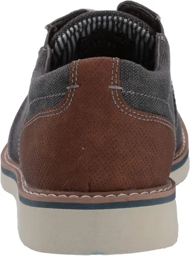 Vista 3 de Nunn Bush Barklay lona para hombre con cordones Oxford