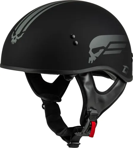Vista 11 de GMAX Medio casco de retribución HH-65 - Aprobado por FMVSS 218