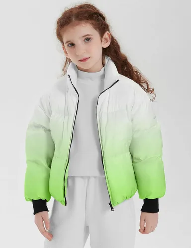 Vista 3 de Orolay Chaqueta acolchada corta para niños, resistente al viento, ligera, plegable, acolchada para invierno